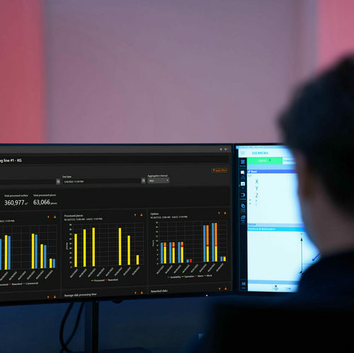 Soluzione software di supervisione - Skynet - Breton SpA | Advanced technologies and materials - di raccolta dati / di gestione produzione / di produzione
