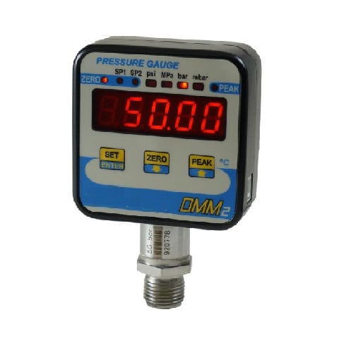 Manometro differenziale - SM-DMM2 - SENSEL MEASUREMENT - digitale / filettato / in acciaio inossidabile