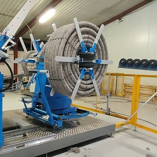 Avvolgitrice/bobinatrice di bobina - ED90DX2 - MECASOFT - per tubi flessibili / automatica