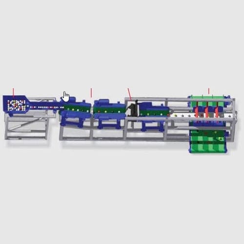 Sistema di smistamento per l'industria chimica - VSX - Comex - per l'industria mineraria / ottico / automatico