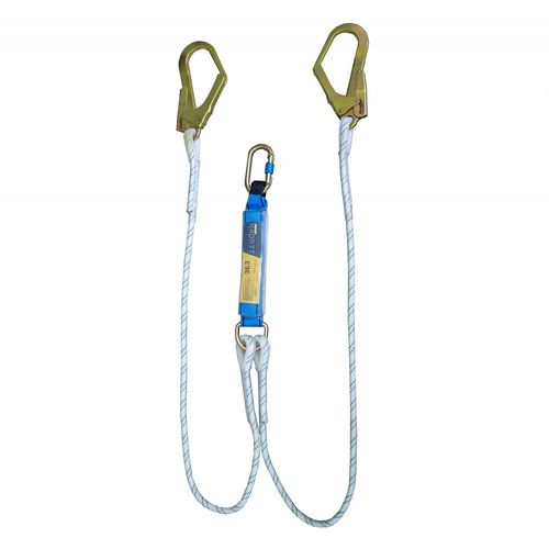 Cordino con assorbitore di energia con cinghia - SEKURALT 363  - IRUDEK 2000 S.L. - con assorbitore di chock