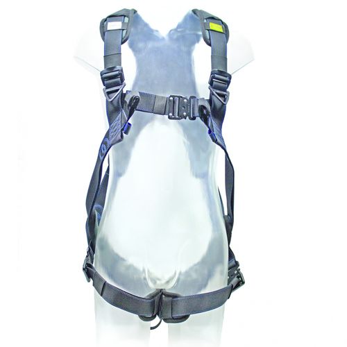 Imbracatura anticaduta - SEKURALT WIND BLUE series - IRUDEK 2000 S.L. - con punto di ancoraggio laterale / in nylon / di petto