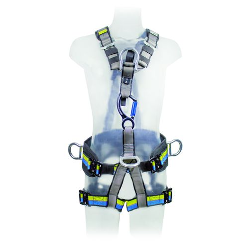 Imbracatura anticaduta - EXPERT PRO series - IRUDEK 2000 S.L. - con punto di ancoraggio laterale / in nylon / D-ring