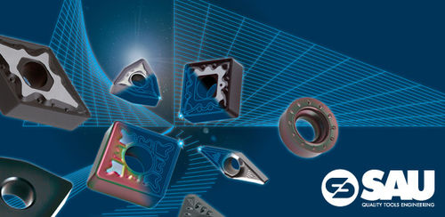 Inserto di tornitura per acciaio - SAU TOOL S.p.A. - per acciaio inossidabile / con rivestimento CVD