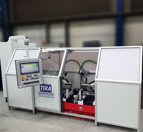 Macchina equilibratrice orizzontale - TIRA GmbH - statico / per rotori / automatico