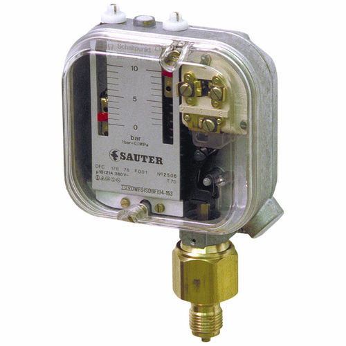 Pressostato per liquidi - DFC series - Fr. Sauter AG - per vapore / per gas / in ottone
