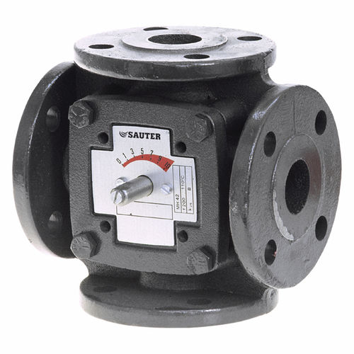 Valvola a sfera - MH series - Fr. Sauter AG - a leva / di controllo / con flangia