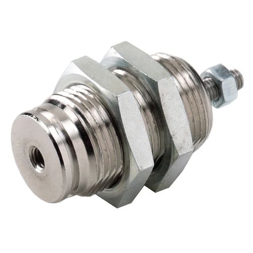 Cilindro a cartuccia - CH series - A&T Fluid solutions - pneumatico / con gambo filettato / a effetto semplice
