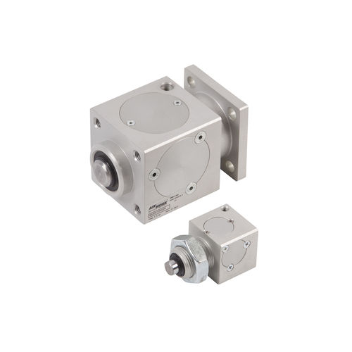 Elemento di bloccaggio per asta montato su cilindro pneumatico - BS series - A&T Fluid solutions - pneumatico / in alluminio / compatto