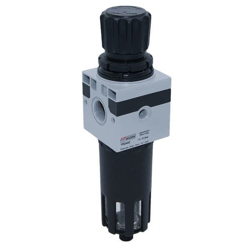 Filtro regolatore ad aria - YP series - A&T Fluid solutions - con cartuccia / in alluminio / con raccordo a vite