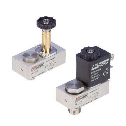 Elettrovalvola per cilindro - VF series - A&T Fluid solutions - ad effetto diretto / a 3 vie / NC