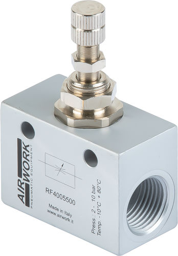 Regolatore di portata volumetrico - RF series - A&T Fluid solutions - pneumatico / per aria / manuale