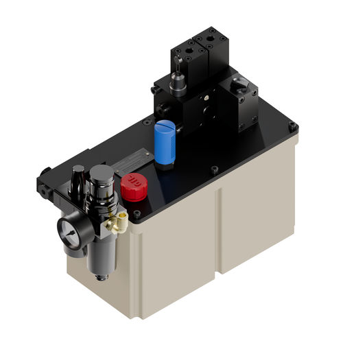 Centralina idraulica per bloccaggi idraulici - 5C series - A&T Fluid solutions - con motore pneumatico / ad alta pressione / per utensili