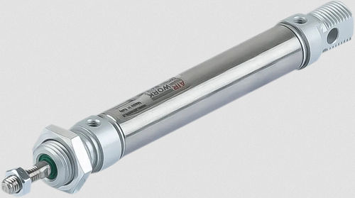 Cilindro pneumatico - MC series - A&T Fluid solutions - con asta / a doppio effetto / a effetto semplice