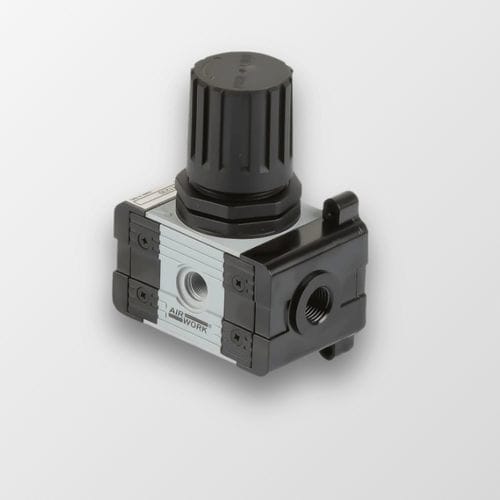 Regolatore di pressione per aria compressa - XR series - A&T Fluid solutions - a membrana / monostadio / in MDF