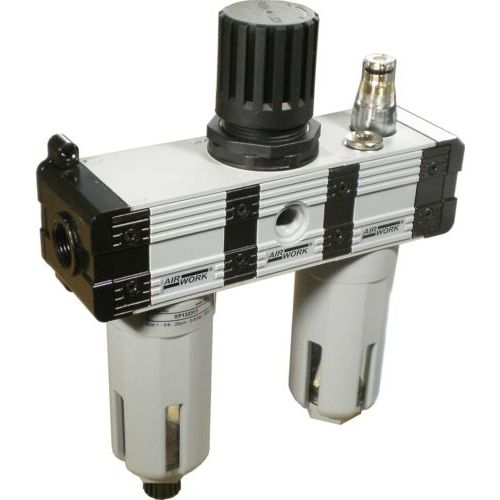 Filtro regolatore lubrificatore ad aria - XT series - A&T Fluid solutions - per aria compressa / a cartuccia / modulare