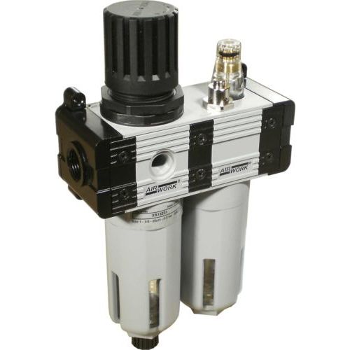 Filtro regolatore lubrificatore ad aria - XS series - A&T Fluid solutions - per aria compressa / a cartuccia / in policarbonato