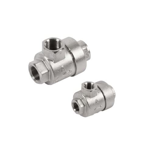 Valvola a globo - VR4 series - A&T Fluid solutions - a comando pneumatico / per aria / di scarico rapido