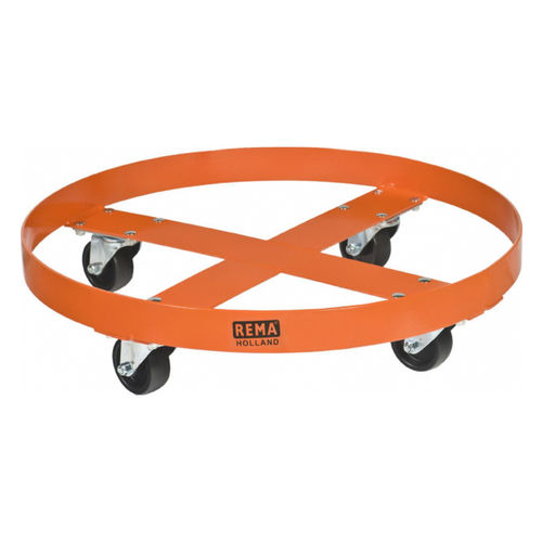 Carrello porta-fusto - DD-210 - REMA Hollande B.V. - per movimentazione / in acciaio / con rotelle