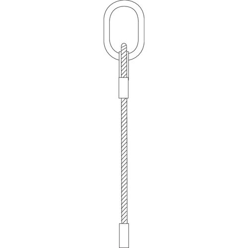 Braca di sollevamento con cavo - SK1-E series - REMA Hollande B.V. - in acciaio galvanizzato