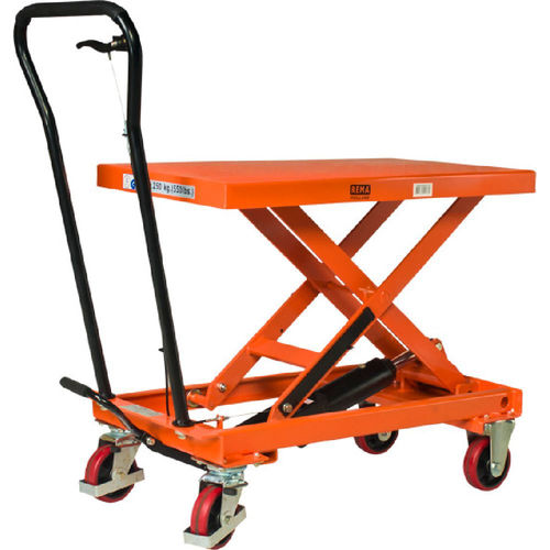 Tavola elevatrice a forbice - HT series - REMA Hollande B.V. - a pedale / elettrica / mobile