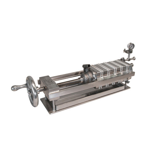 Filtro-pressa a telaio - AccuScale™ series - ErtelAlsop - con ripiano / automatica / per laboratorio