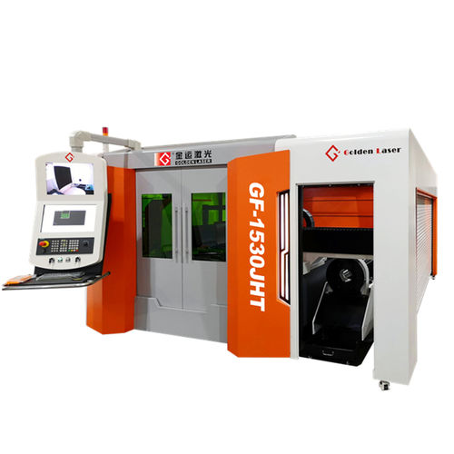 Macchina da taglio laser a fibra - GF-1530JHT - Golden Laser Co., Ltd - per metallo / per lamiere / per tubi