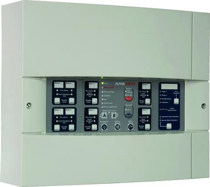 Pannello di controllo per allarme antincendio - ALPHA 4/8/12 - detectomat GmbH - automatico / modulare