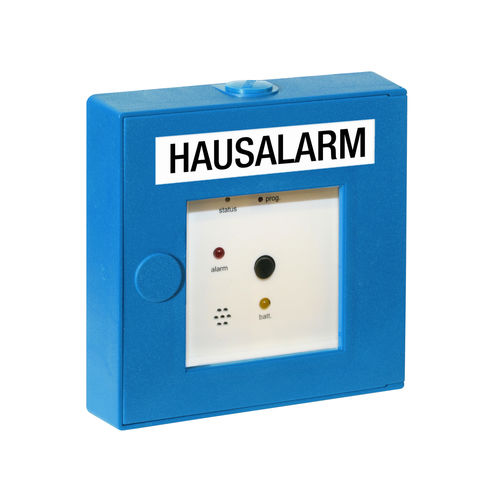 Punto di chiamata manuale indirizzabile - PL 3300 PBD-ABS-B - detectomat GmbH - wireless / di allarme antincendio