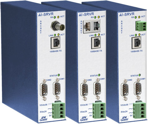 Server di rete - AI-SRVR series - Contemporary Controls GmbH - su guida DIN / Ethernet