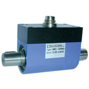 Sensore di coppia rotativo - DR20 - SCAIME - ad asse inchiavettato / con collettore ad anelli / di alta precisione