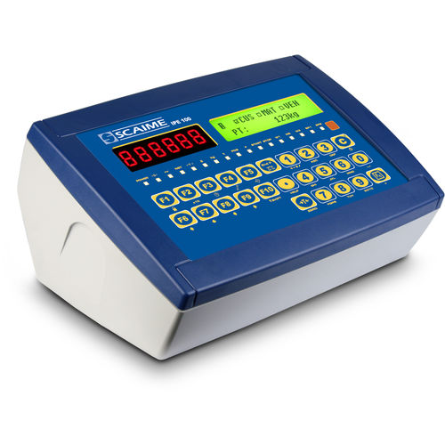 Terminale di pesatura digitale - IPE100 PLBOX - SCAIME - con display LED / benchtop / ad incastro