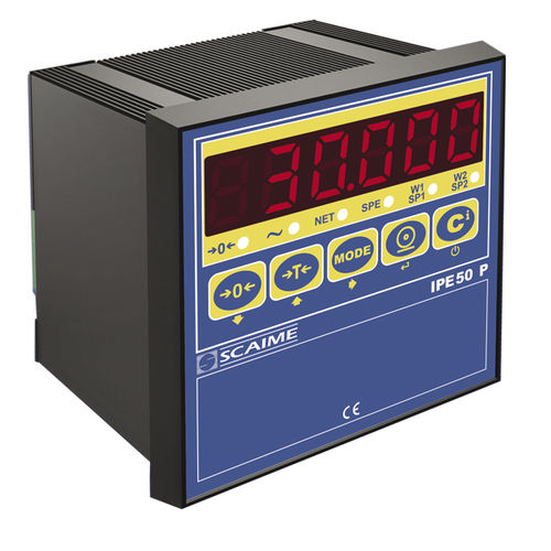 Indicatore di peso digitale - IPE50 Panel - SCAIME - con display LED / ad incastro / analogico