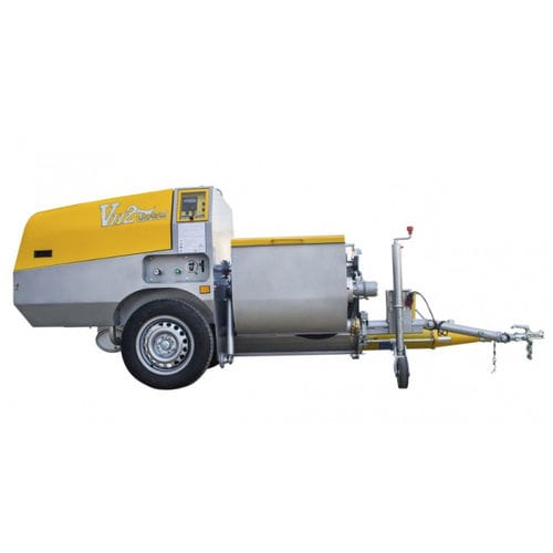 Pompa per calcestruzzo montata su rimorchio - VH2 - DICOMM UTIFORM - per cantiere / a vite senza fine