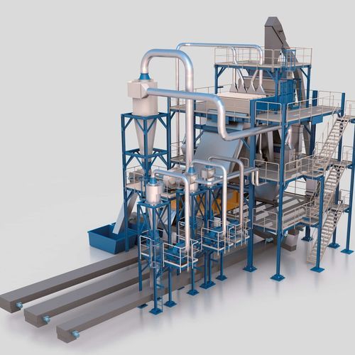 Vaglio di processo - ClassiCleaner+ - Dieffenbacher - per l'industria del legno / stazionario / per granulati