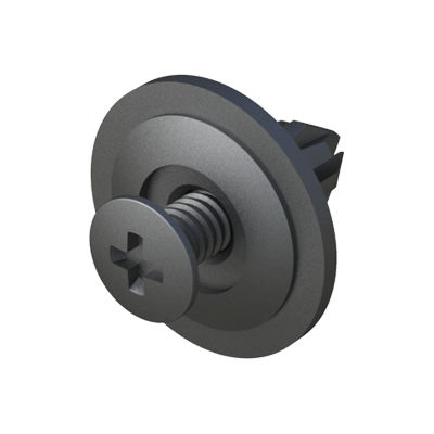 Rivetto a testa piatta - MRTMH - ISC PLASTIC PARTS - in plastica / smontabile