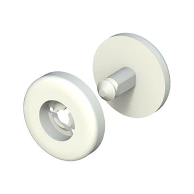 Rivetto a testa piatta - MRBM - ISC PLASTIC PARTS - a testa rotonda / in plastica