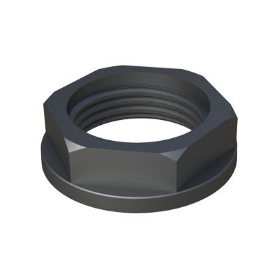 Dado esagonale - PRTU - ISC PLASTIC PARTS - flangiato / piatto / in nylon