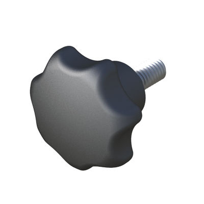 Manopola filettata - LHST - ISC PLASTIC PARTS - a stella / in poliammide