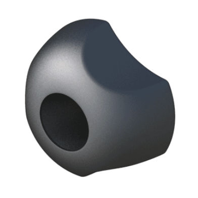 Manopola filettata - LHDO - ISC PLASTIC PARTS - a lobi / in poliammide / di ottone
