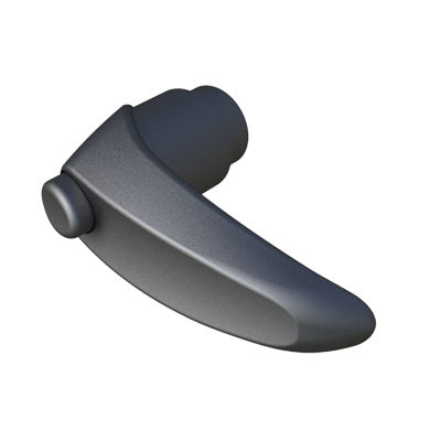 Leva di bloccaggio in acciaio - LHKI - ISC PLASTIC PARTS - con impugnatura in plastica