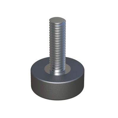 Piede di macchina - AKAAK - ISC PLASTIC PARTS - in acciaio zincato / in polipropilene / regolabile
