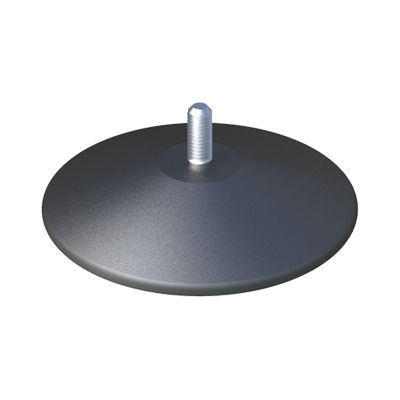 Piede di macchina - MFDB - ISC PLASTIC PARTS - in acciaio zincato / in polipropilene / regolabile