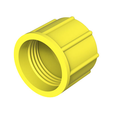 Cappuccio filettato - DCROA - ISC PLASTIC PARTS - rotondo / in NBR / in PEHD
