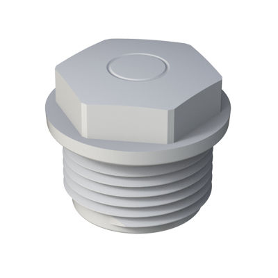 Tappo esagonale - PRTH - ISC PLASTIC PARTS - filettato / in polietilene a bassa densità LDPE