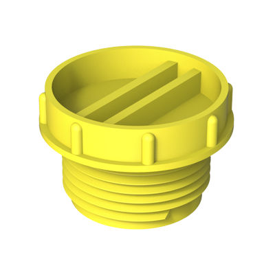 Tappo rotondo - PTG - ISC PLASTIC PARTS - filettato / in polietilene a bassa densità LDPE / di protezione