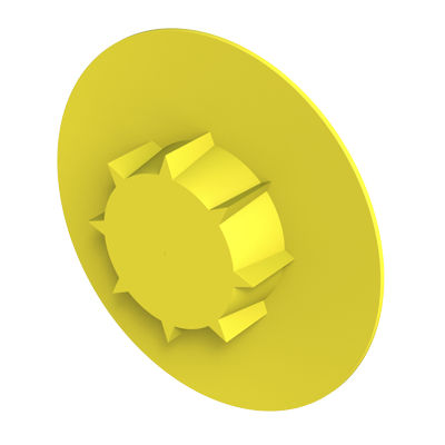 Tappo rotondo - DEF - ISC PLASTIC PARTS - maschio / in polietilene a bassa densità LDPE / di protezione