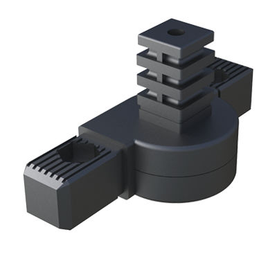 Connettore per tubi d'angolo - THCYE - ISC PLASTIC PARTS - quadrato / in poliammide
