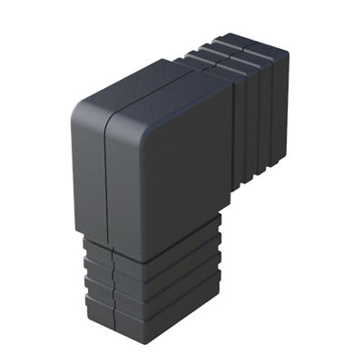 Connettore per tubi a gomito - SRAAF - ISC PLASTIC PARTS - in acciaio / in poliammide