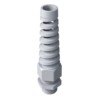Pressacavo in poliammide - PRPRF - ISC PLASTIC PARTS - IP68 / con protezione flessibile a spirale